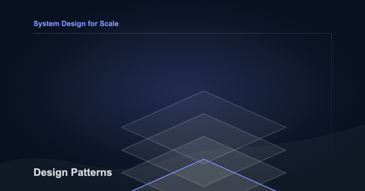 Software design patterns visual showing reusable components arranged into a maintainable system.